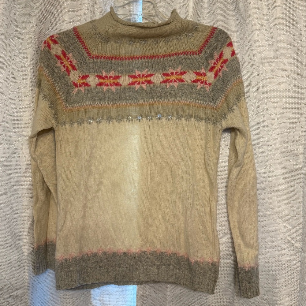 Vintage Takeout Brand Nordic Pattern Sweater